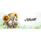 Névvel kérhető - Cuki kukucs napraforgós manó mintás bögre