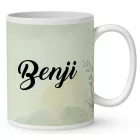 Névvel kérhető - Fekete angol cocker spániel portré mintás bögre
