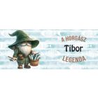 Névvel kérhető - Horgász manó sikeres nap mintás bögre