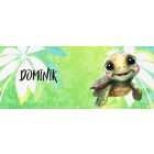 Névvel kérhető - Kék cuki teknős mintás bögre