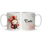 Névvel kérhető - Bubble cuki teknős mintás bögre