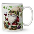 Névvel kérhető - A legjobb borász manó koccintsunk mintás bögre