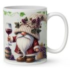 Névvel kérhető - Cuki szüreti borász manó mintás bögre