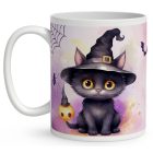 Névvel kérhető - Halloween Cicus mintás bögre