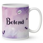 Névvel kérhető - Halloween Póki mintás bögre