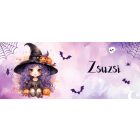 Névvel kérhető - Halloween Boszi lány mintás bögre