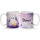 Névvel kérhető - Halloween Szellem mintás bögre