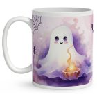 Névvel kérhető - Halloween Szellem mintás bögre