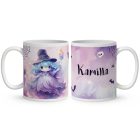 Névvel kérhető - Halloween Szellem lány mintás bögre