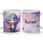 Névvel kérhető - Halloween Sárkány fiú mintás bögre