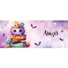 Névvel kérhető - Halloween Könyvmolyok mintás bögre