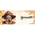 Névvel kérhető - Tündéri őszi manó lány mintás bögre