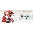 Névvel kérhető - Cuki karácsonyi manó mintás bögre