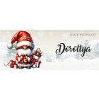 Névvel kérhető - Karácsonyi manó sok-sok ajándékkal mintás bögre