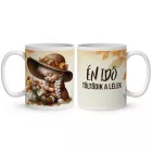 AJÁNDÉK VÁSÁRLÁSHOZ - Én idő - Őszi manó lány mintás bögre