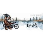 Névvel kérhető - Rád várok - Motoros manó mintás bögre