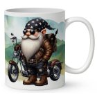 Névvel kérhető - Széles utat - Motoros manó mintás bögre