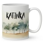 Névvel kérhető - Relax - Motoros manó lány mintás bögre