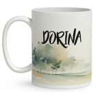 Névvel kérhető - Széles utat - Motoros manó lány mintás bögre