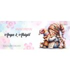 Névvel kérhető - Cuki Anya manó & Lánya  mintás bögre