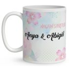 Névvel kérhető - Cuki Anya manó & Lánya  mintás bögre