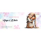 Névvel kérhető - Cuki Anya manó & Kicsi Fia mintás bögre