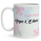 Névvel kérhető - Cuki Anya manó & Kicsi Fia mintás bögre