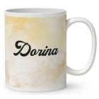 Névvel kérhető - Festő kávés lajhár mintás bögre