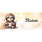 Névvel kérhető - Lazulós Kávés lajhár mintás bögre