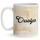 Névvel kérhető - Telefonozós Kávés lajhár mintás bögre