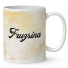 Névvel kérhető - Kávés lajhár és a szíves cappucino mintás bögre