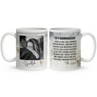 Egyedi, fényképes bögre - Idézet - Esti sugárkoszorú