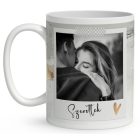 Egyedi, fényképes bögre - Idézet - Esti sugárkoszorú