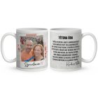 Egyedi, fényképes bögre - Idézet - Tétova óda