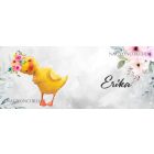 Névvel kérhető - Cuki kíváncsi kiskacsa mintás bögre