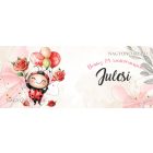 Névvel kérhető - Szülinapi lufis mintás bögre