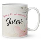 Névvel kérhető - Szülinapi lufis mintás bögre