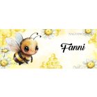 Névvel kérhető - Repülő cuki méhecske mintás bögre