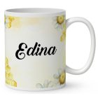 Névvel kérhető - Nagy méhecske mintás bögre