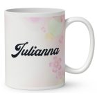 Névvel kérhető - Nagy méhecske mintás bögre