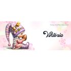 Névvel kérhető - Lufis Húsvéti manólány nyuszival mintás bögre