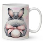 Névvel kérhető - Cuki Nyuszi popsi mintás bögre