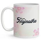 Névvel kérhető - Fehér Nyuszi popsi mintás bögre