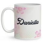 Névvel kérhető - Zöld masnis Nyuszi popsi mintás bögre