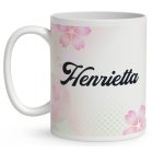 Névvel kérhető - Fekete masnis Nyuszi popsi mintás bögre