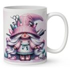 Névvel kérhető - Cuki Fodrász manólány mintás bögre