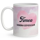 Névvel kérhető - Cuki Fodrász manólány mintás bögre