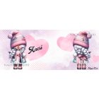 Névvel kérhető - Cuki kétoldalas Fodrász manólány mintás bögre