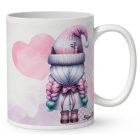 Névvel kérhető - Tündéri két oldalas Fodrász manólány mintás bögre