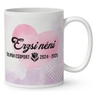 Neves ajándék óvónéniknek - Tulipános manólány és a pillangó mintás bögre